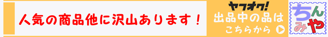 ヤフオク出品中の商品はこちら！