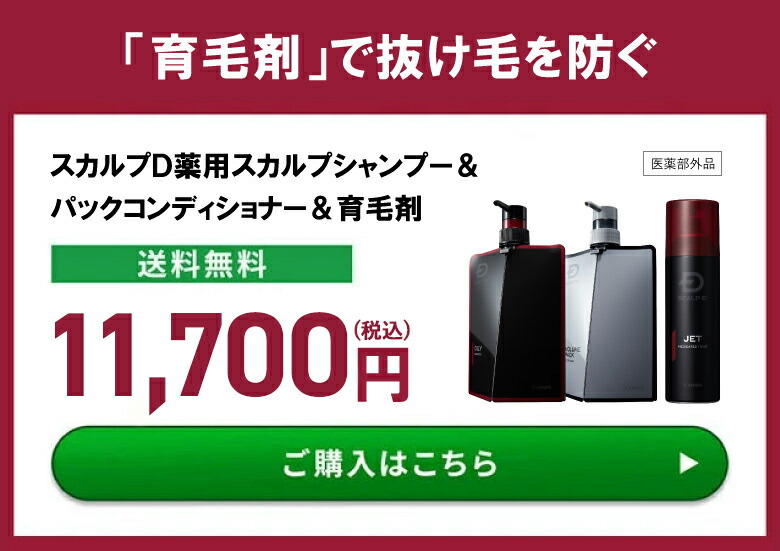 スカルプD 3点セット育毛剤 カートへ