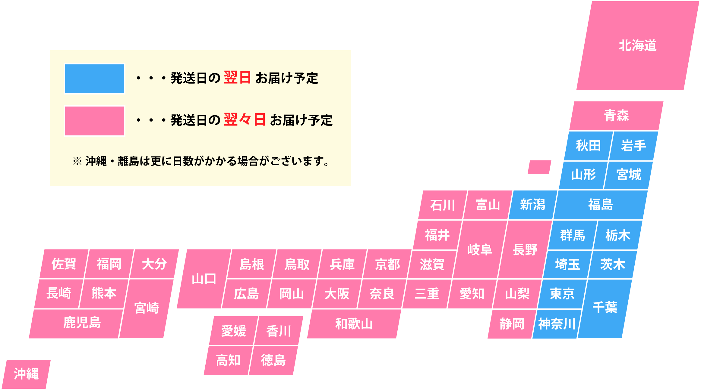 配送料金変更のご案内